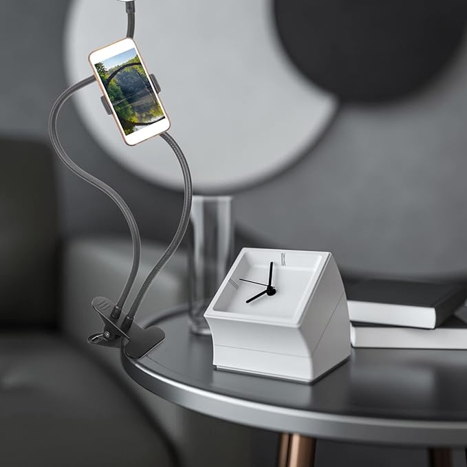 Lampa de birou, Zola®, cu 24 de LED-uri, suport pentru telefon rotativ, 3 moduri de iluminare, alimentare USB, neagra Lampa de birou, Zola®, cu 24 de LED-uri, suport pentru telefon rotativ, 3 moduri de iluminare, alimentare USB, neagra